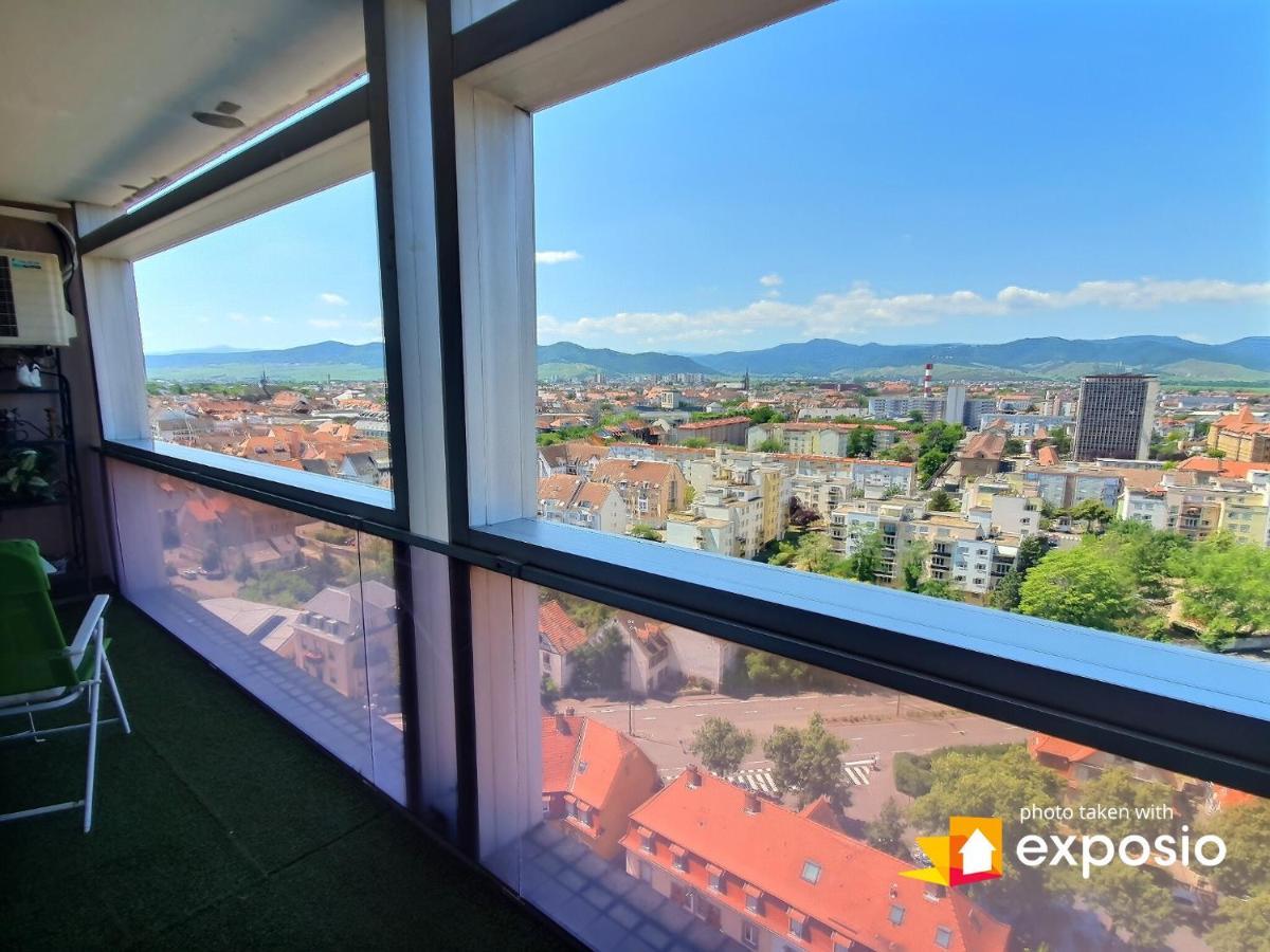 Bel Appartement Avec Vue Splendide Sur Toute La Ville De Colmar - Parking Gratuit Exterior photo