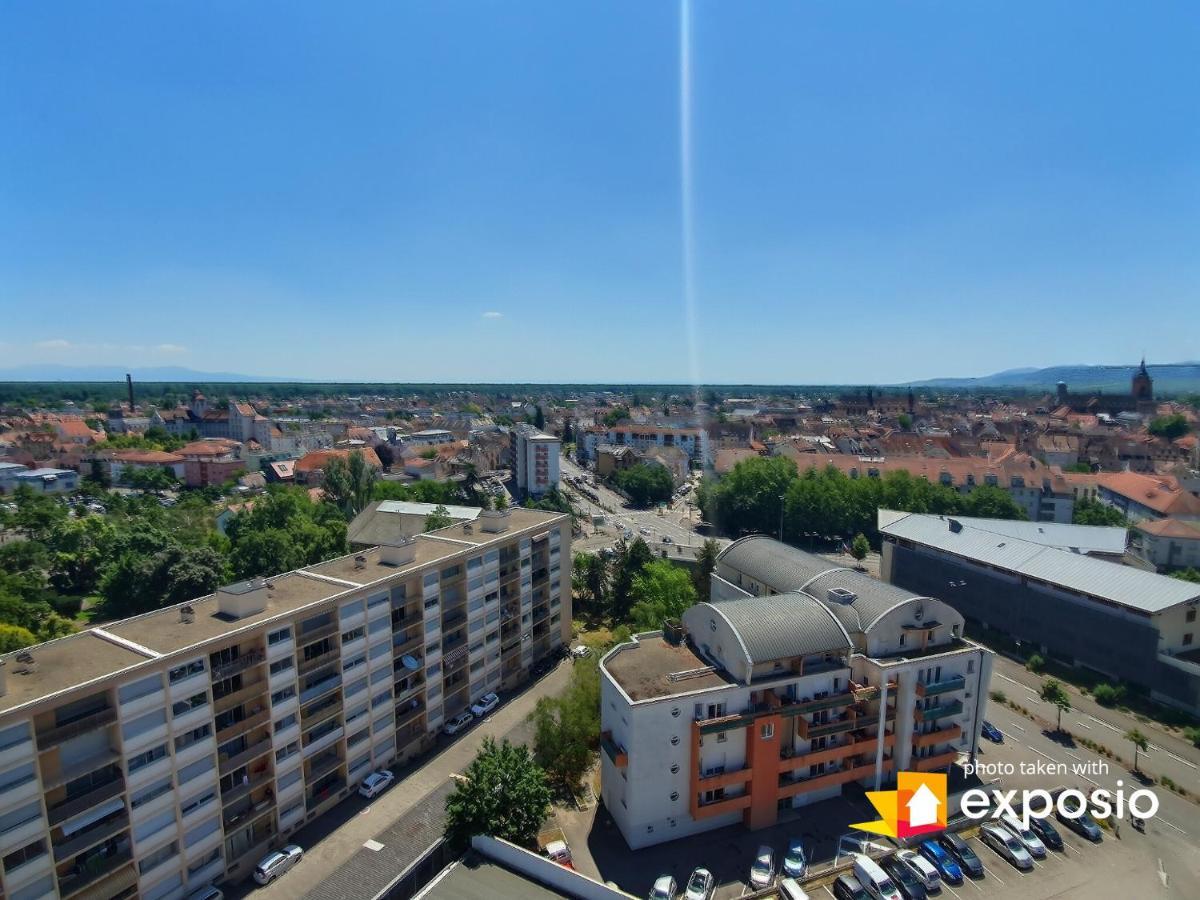 Bel Appartement Avec Vue Splendide Sur Toute La Ville De Colmar - Parking Gratuit Exterior photo